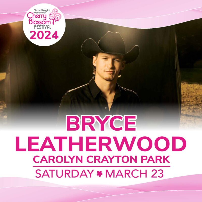 Bryce Leatherwood at Carolyn Crayton Park Cherry Blossom Festival